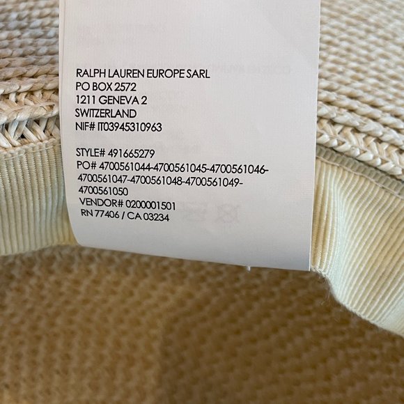 Club Monaco Floppy hat with black trim main image 5